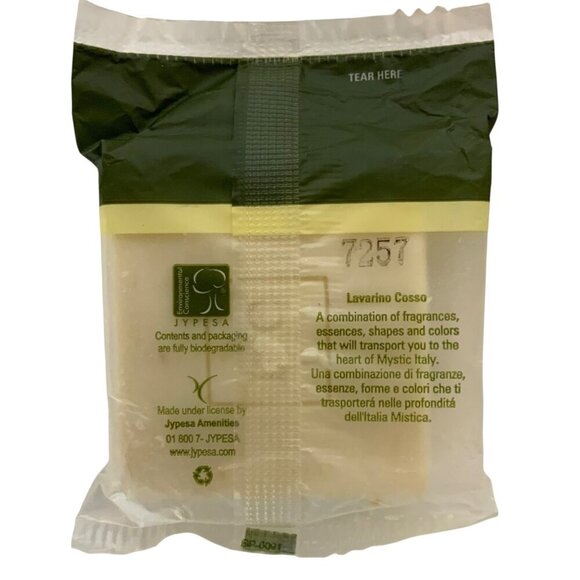 Lavarino Cosso Massage Soap Lot Of 6 Bars 1.41 Oz Each Travel Size Made In Italy - Picture 4 of 4